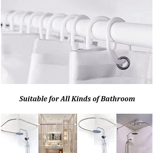 Rideau de douche Mathématique 180x180 cm variant 2 