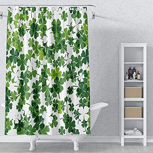 Rideau de douche Trèfle yt 90x183 cm