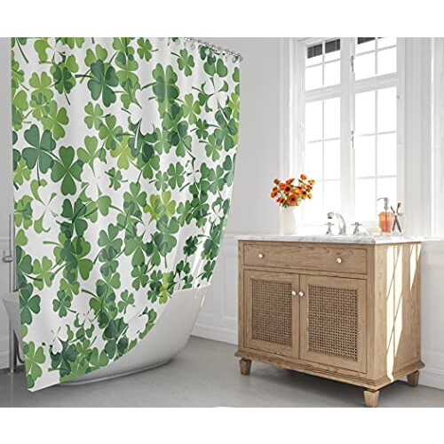 Rideau de douche Trèfle yt 90x183 cm variant 1 