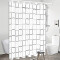 Rideau de douche Carré d-blanc 180x200 cm - miniature