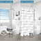 Rideau de douche Carré d-blanc 180x200 cm - miniature variant 2