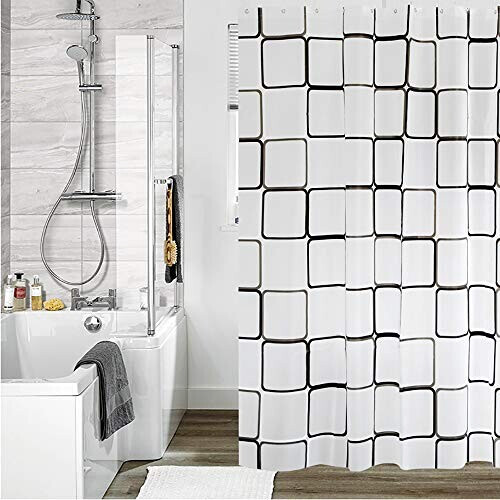 Rideau de douche Carré 200x200 cm variant 6 