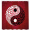 Rideau de douche Yin Yang le yin et le yang 120x200 cm - miniature variant 1