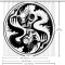 Rideau de douche Yin Yang dragon 182.88x182.88 cm - miniature variant 5