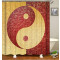 Rideau de douche Yin Yang multicolore 90x180 cm - miniature variant 1