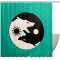 Rideau de douche Yin Yang avec loup soleil lune 152.4x182.88 cm - miniature