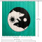 Rideau de douche Yin Yang avec loup soleil lune 152.4x182.88 cm - miniature variant 5