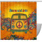 Rideau de douche Peace and love bus vintage 167.64x182.88 cm - miniature