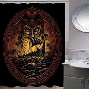 Rideau de douche Viking couleur 180x180 cm