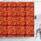 Rideau de douche Celtique rouge orange 175x200 cm - miniature