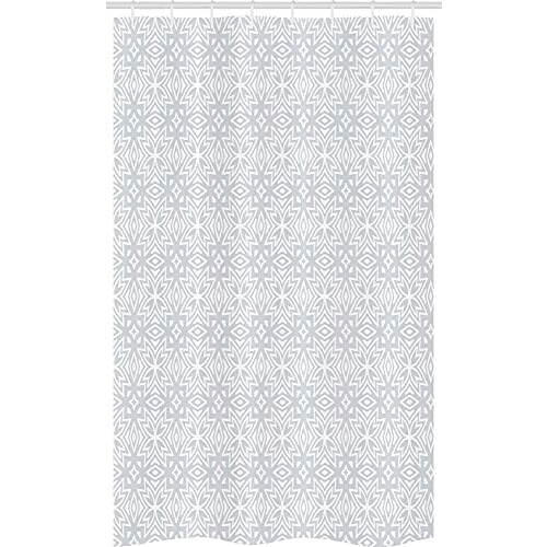 Rideau de douche Celtique gris blanc 120x180 cm