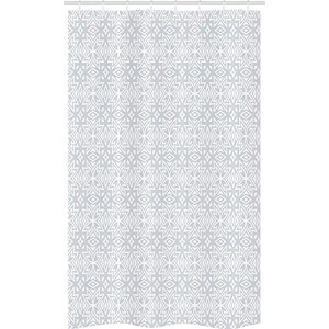 Rideau de douche Celtique gris blanc 120x180 cm