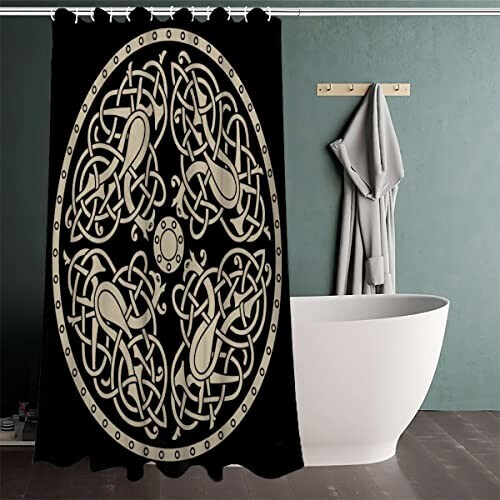 Rideau de douche Celtique noeud - 120x180 cm