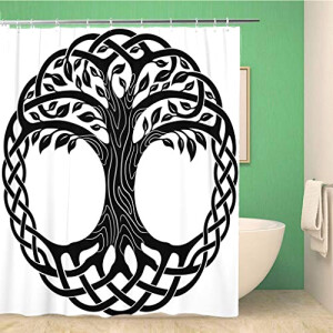 Rideau de douche Celtique couleur 180x180 cm