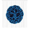 Rideau de douche Celtique bleu nuit et indigo 175x200 cm - miniature variant 1