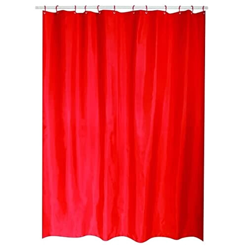 Rideau de douche rouge 180x200 cm variant 0 