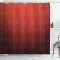 Rideau de douche rouge noir 175x200 cm - miniature