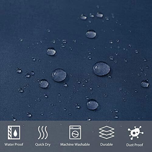 Rideau de douche bleu marine 150x180 cm variant 0 