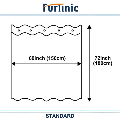 Rideau de douche bleu marine 150x180 cm variant 4 