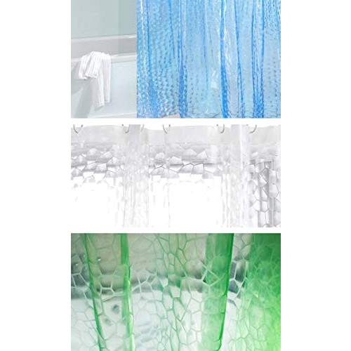Rideau de douche bleu 180x180 cm variant 2 