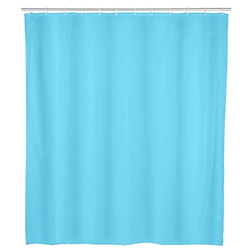 Rideau de douche bleu 120x200 cm