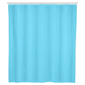 Rideau de douche bleu 120x200 cm