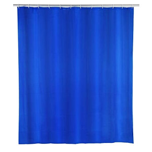 Rideau de douche bleu foncé 120x200 cm