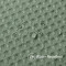 Rideau de douche vert gaufre - 92x182 cm - miniature variant 2