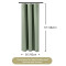 Rideau de douche vert gaufre - 92x182 cm - miniature variant 5