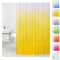 Rideau de douche jaune 180x200 cm - miniature