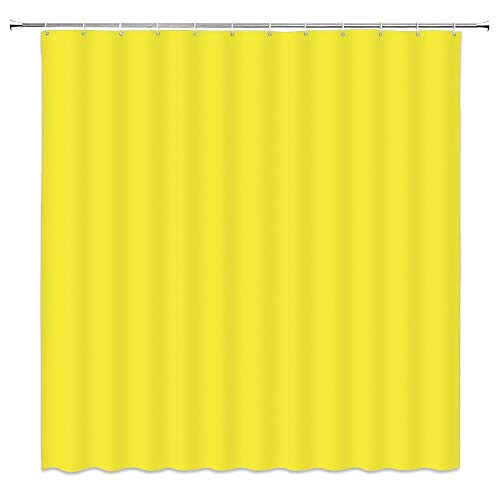 Rideau de douche jaune m- 177x177 cm