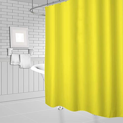 Rideau de douche jaune m- 177x177 cm variant 1 
