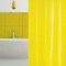 Rideau de douche jaune uni 120x200 cm - miniature