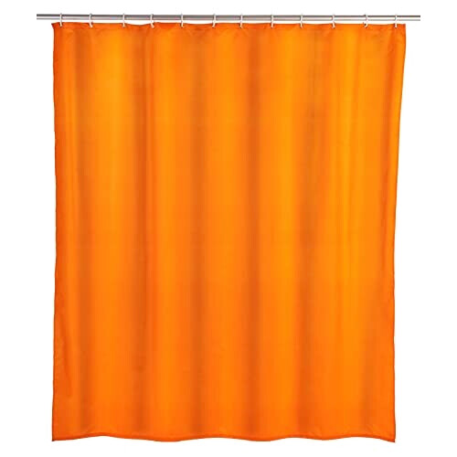 Rideau de douche orange 180x200 cm