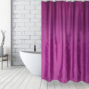 Rideau de douche violet 30x20 cm
