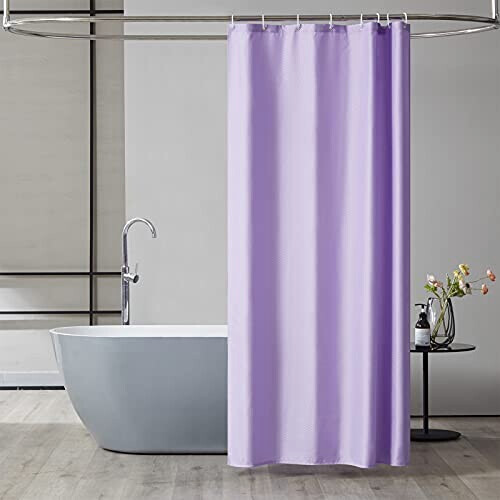 Rideau de douche violet mauve 120x200 cm variant 3 