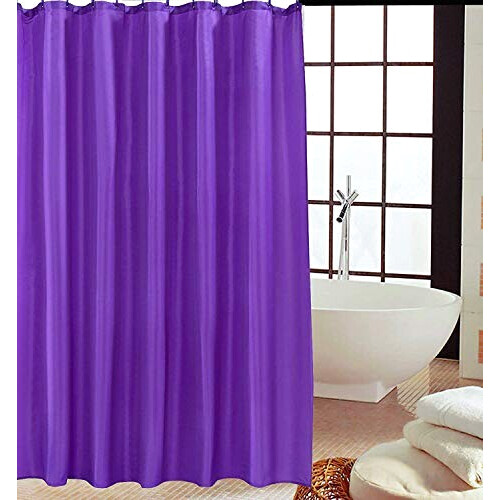 Rideau de douche violet baie / 180x220 cm