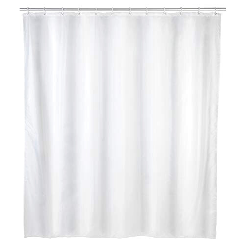 Rideau de douche blanc 120x200 cm