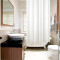 Rideau de douche blanc solide 180x180 cm - miniature variant 2