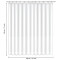 Rideau de douche blanc solide 180x180 cm - miniature variant 3