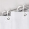Rideau de douche blanc solide 180x180 cm - miniature variant 4