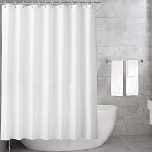 Rideau de douche blanc 180x180 cm