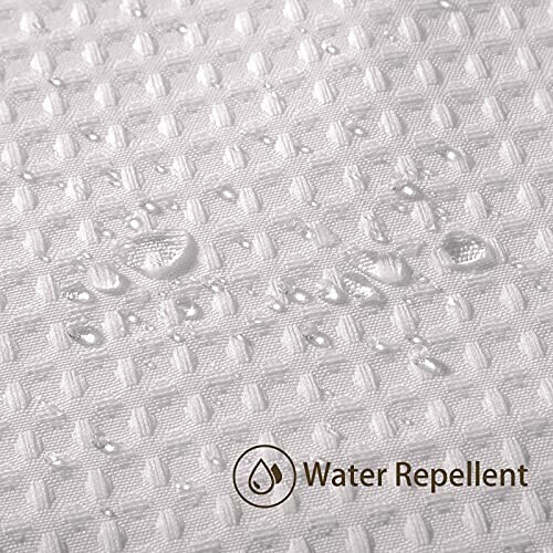 Rideau de douche blanc gaufre - 182x182 cm variant 1 