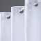 Rideau de douche blanc 120x203 cm - miniature