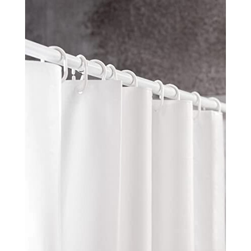 Rideau de douche blanc 180x200 cm variant 2 