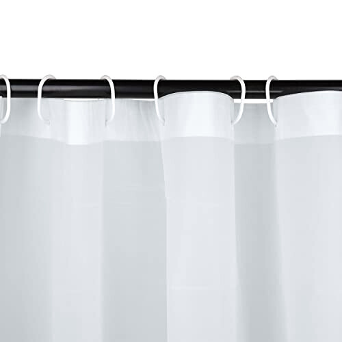 Rideau de douche blanc ivoire 180x180 cm variant 1 