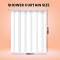 Rideau de douche blanc ivoire 180x180 cm - miniature variant 1