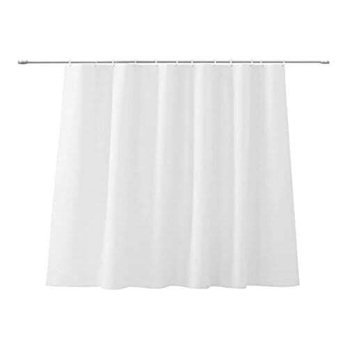 Rideau de douche blanc 200x200 cm