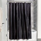 Rideau de douche noir 183x183 cm - miniature