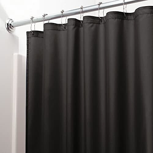 Rideau de douche noir 183x183 cm variant 1 